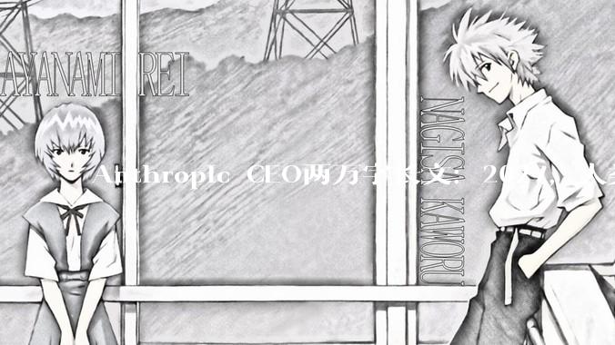 Anthropic CEO两万字长文：2027，人类命运的十字路口_Dario_Claude_生物