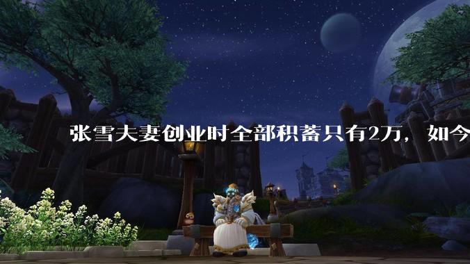 张雪夫妻创业时全部积蓄只有2万，如今草根逆袭身价上亿！ - *
