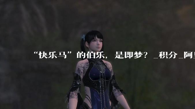 “快乐马”的伯乐，是即梦？_积分_阿里_***
