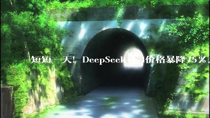 短短一天！DeepSeek V4价格暴降75%，“砍”碎美技术封锁美梦_模型_硅谷_-Pro