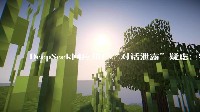DeepSeek回应用户“对话泄露”疑虑：特殊字符引发模型幻觉_think_问题_内容