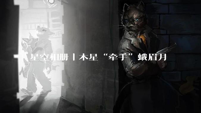 星空相册丨木星“牵手”蛾眉月