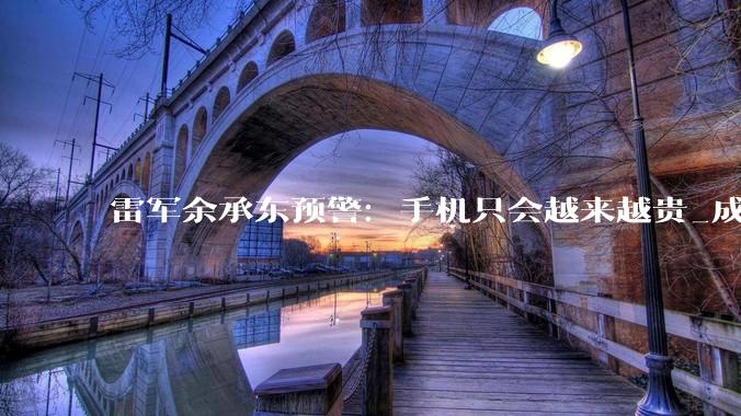 雷军余承东预警：手机只会越来越贵_成本_新机_市场