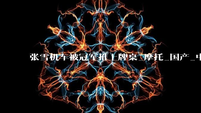 张雪机车被冠军推上牌桌_摩托_国产_中国