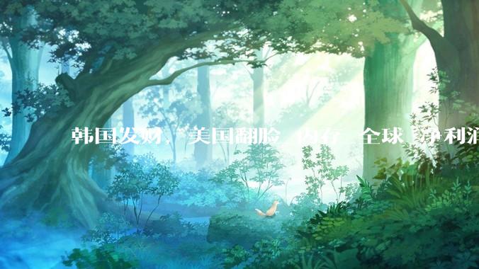 韩国发财，美国翻脸_内存_全球_净利润