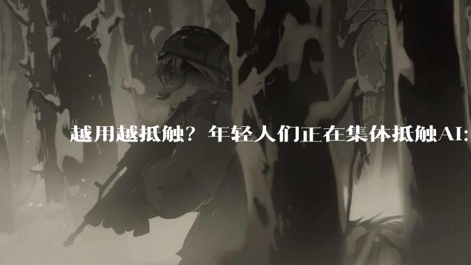 越用越抵触？年轻人们正在集体抵触AI：我们不需要_博尔切塔_科技_世代