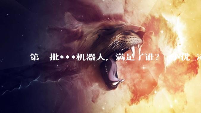 第一批***机器人，满足了谁？_小优_凌夜_人类