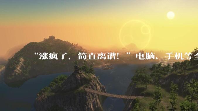 “涨疯了，简直离谱！”电脑、手机等全面涨价，早买一个多月省2100元_胡同学_价格_报价单