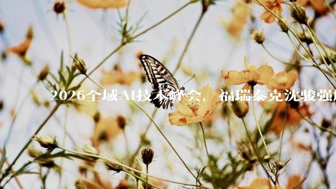 2026全域AI技术峰会，福瑞泰克沈骏强解读全栈AI技术底座 - *