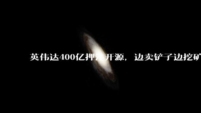 英伟达400亿押注开源，边卖铲子边挖矿_模型_公司_Kant