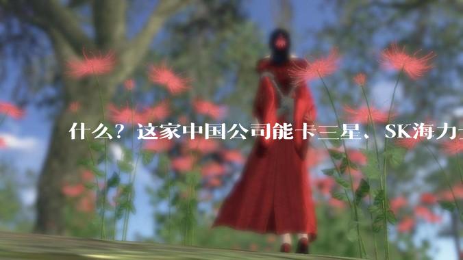 什么？这家中国公司能卡三星、SK海力士的脖子？_芯片_科技_归母
