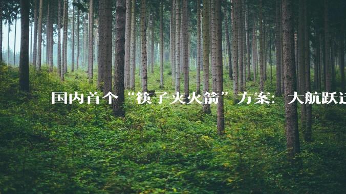 国内首个“筷子夹火箭”方案：大航跃迁“跃迁一号”目标2027年首飞_试验_二级_结构